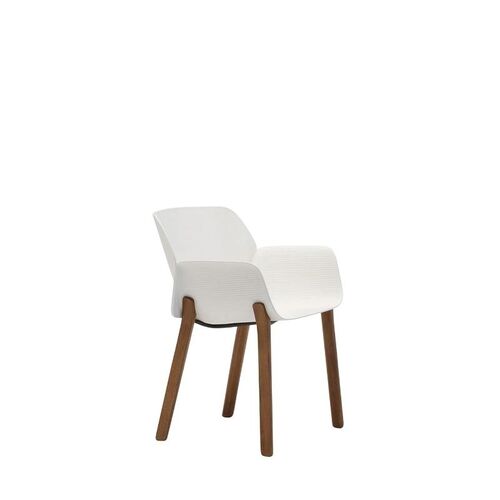 Sillón Nuez Outdoor Cuatro Patas Madera