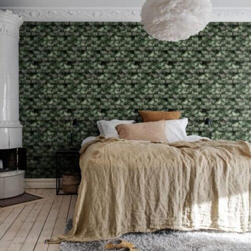 Papel Tapiz Petite Peackock Plumage Jade
