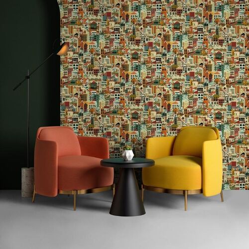 Papel Tapiz Ítera Villa Terracota
