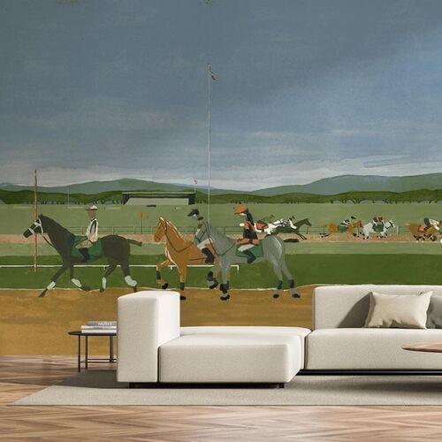 Mural Tafetán Trotón Beige