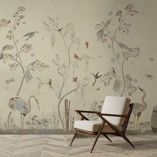 Mural Tafetán Nox Beige