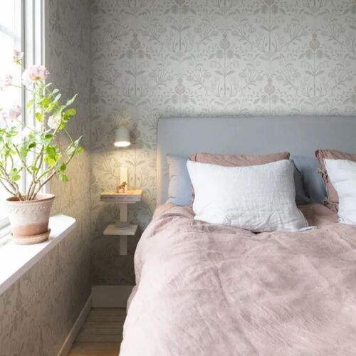 Papel Tapiz Till Carl Powder Pink