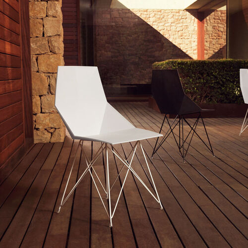 Sillón Faz base inoxidable
