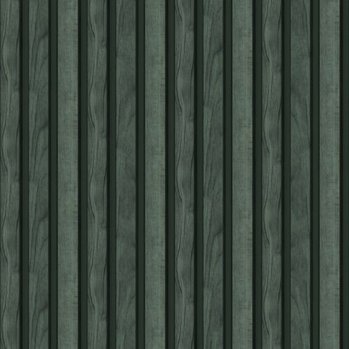 Papel Tapiz Organics Fusta Verde Oscuro