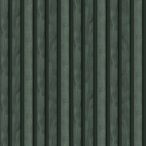 Papel Tapiz Organics Fusta Verde Oscuro