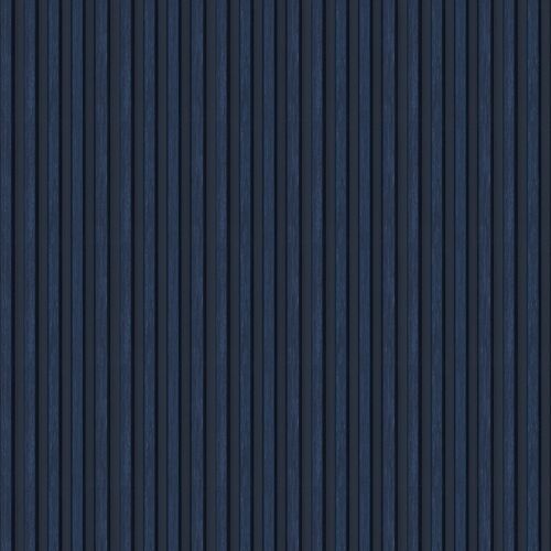 Papel Tapiz Organics Fusta Azul Oscuro