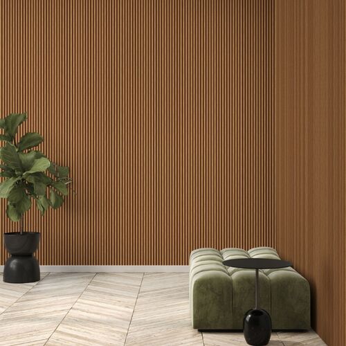 Papel Tapiz Organics Fusta Terracota Madera