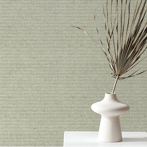Papel Tapiz Angèle Moorea Verde Oscuro