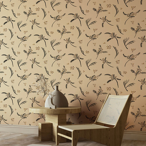 Papel Tapiz Ania Algaida Beige