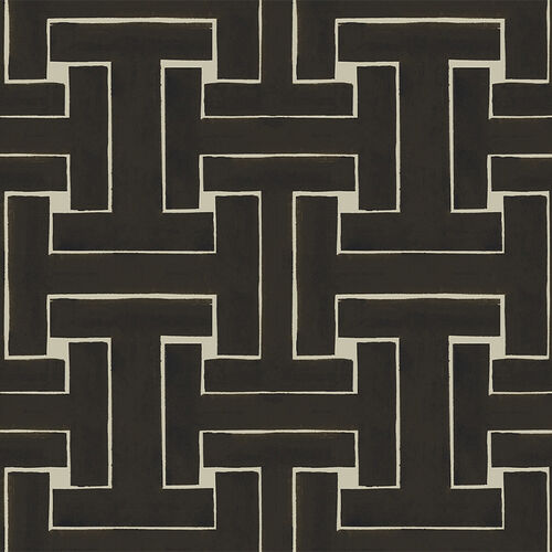 Papel Tapiz Ania Ensamble Negro