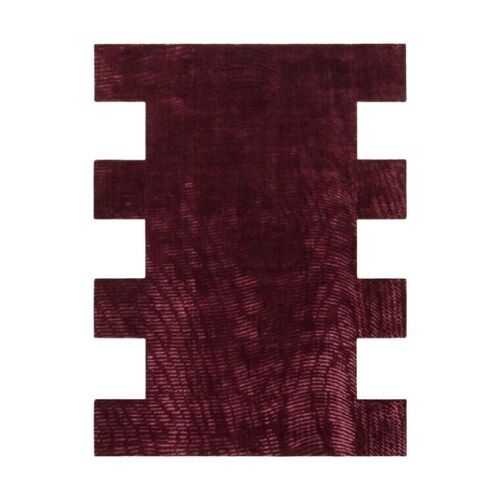 Tapete Quadratic Burgundy