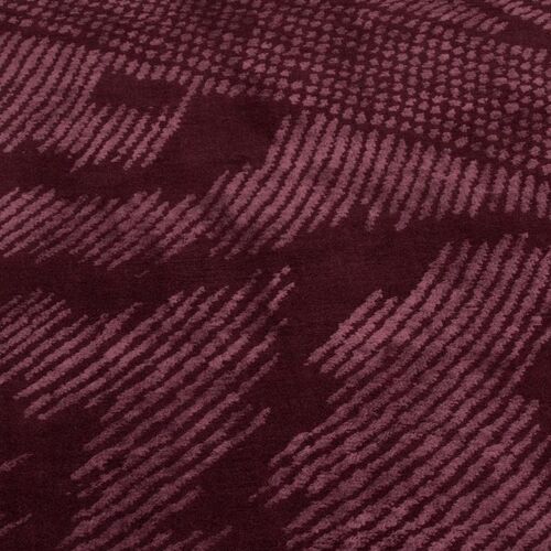 Tapete Quadratic Burgundy