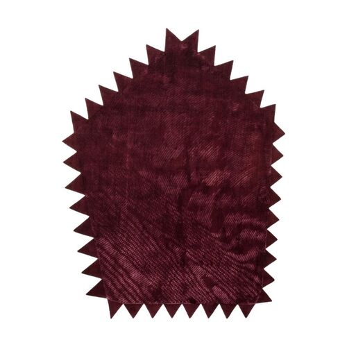 Tapete Zig-zag Burgundy