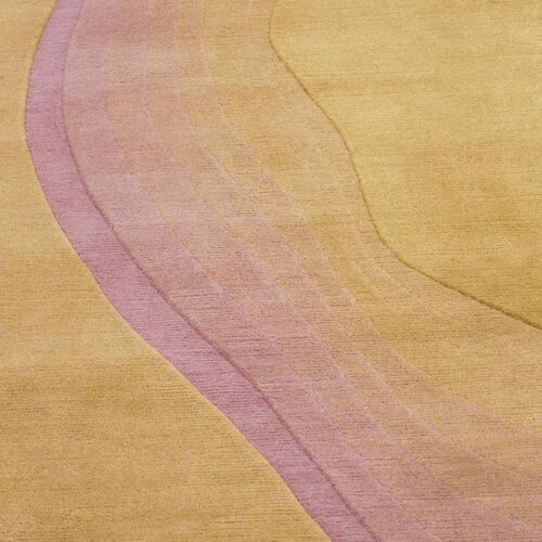 Tapete Chroma Radiate Yellow Pink