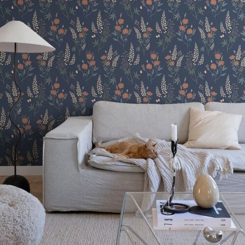 Papel Tapiz Villa Dalaro II Emma Classic Blue