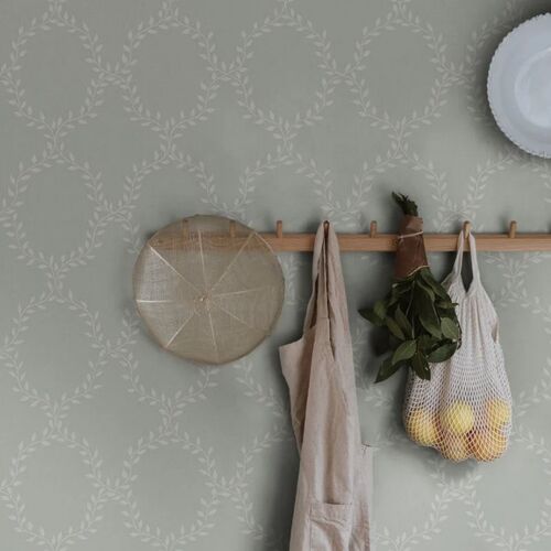Papel Tapiz Villa Dalaro II Wilma Sage Green