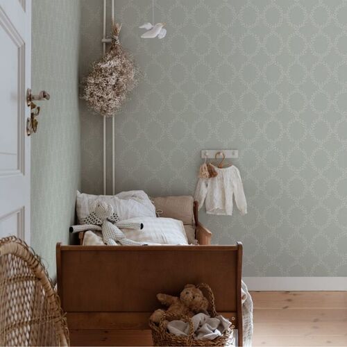 Papel Tapiz Villa Dalaro II Wilma Sage Green