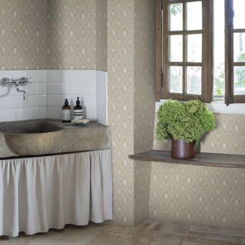 Papel Tapiz Le Village Turtledove Barn Grey