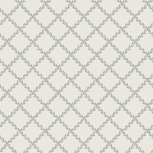 Papel Tapiz Essentials Trellis Forest Green