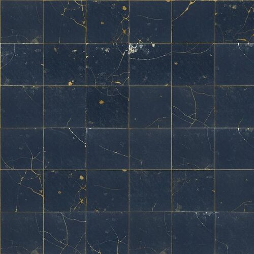 Mural Imperfections Kintsugi Dark Blue