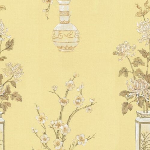 Mural Imperfections Japanese Vases Saffron