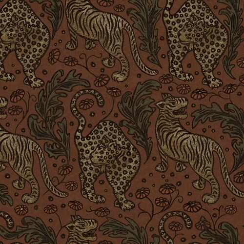 Papel Tapiz Vintage Brocade Year Of The Tiger Velvet