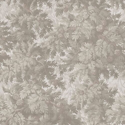 Mural Vintage Brocade Spruce Forest Sand