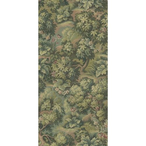 Mural Vintage Brocade The Path Green