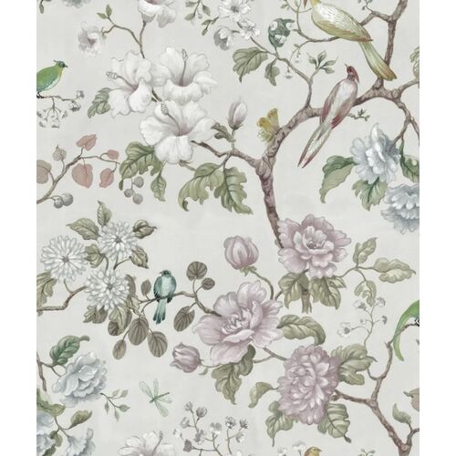 Papel Tapiz Vintage Brocade Petit Flora Pearl