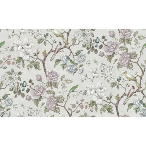 Mural Vintage Brocade Grandiflora Pearl