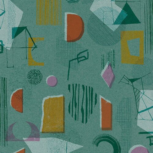 Papel Tapiz L'Enfant Terrible Brave Partiture Verde