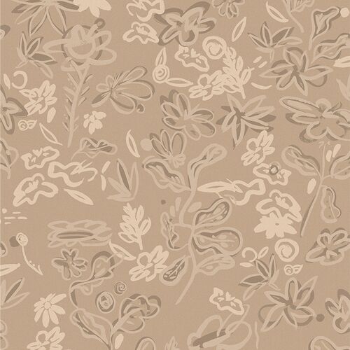 Papel Tapiz L'Enfant Terrible Crazy Flowers Beige