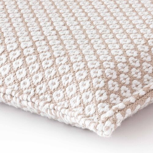 Pouf Tuareg White