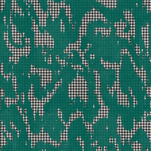 Papel Tapiz Playful Layers Moire Screen Verde