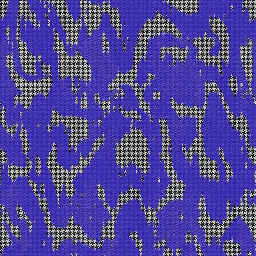 Papel Tapiz Playful Layers Moire Screen Azul