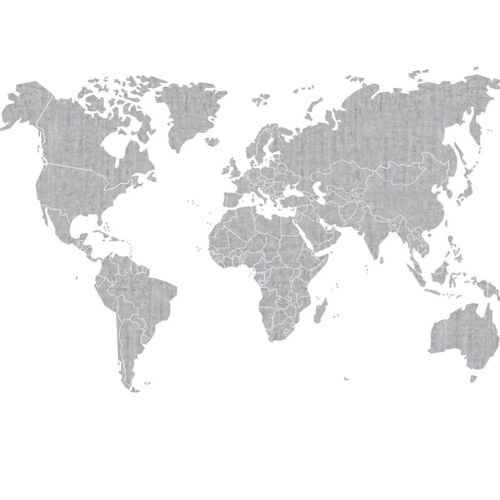 Mural Maps Your Own World Concrete
