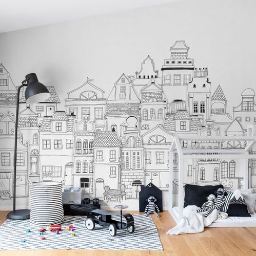 Mural Storytime - London Houses Rebel Walls
